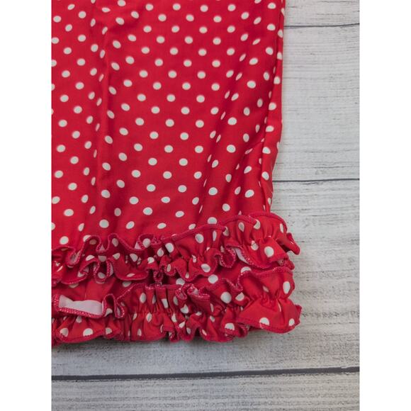 5 Ruffle Butts Polka Dot Rash Guard - Picture 3 of 5